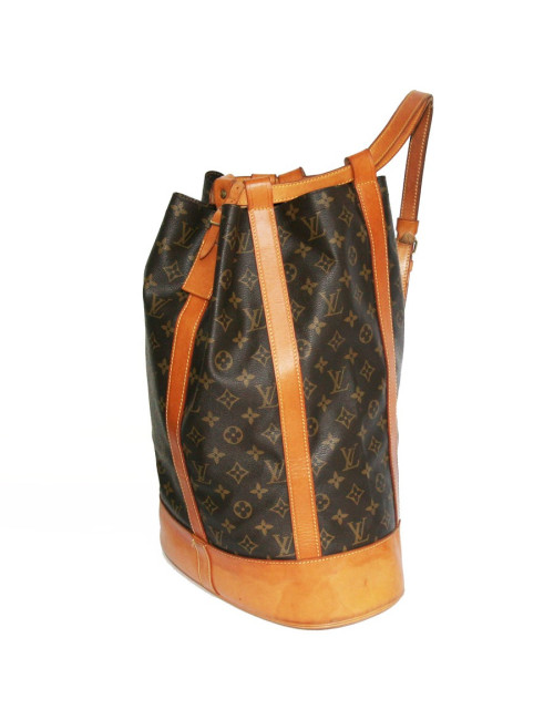 Grand sac cabas LOUIS VUITTON vintage monogrammée