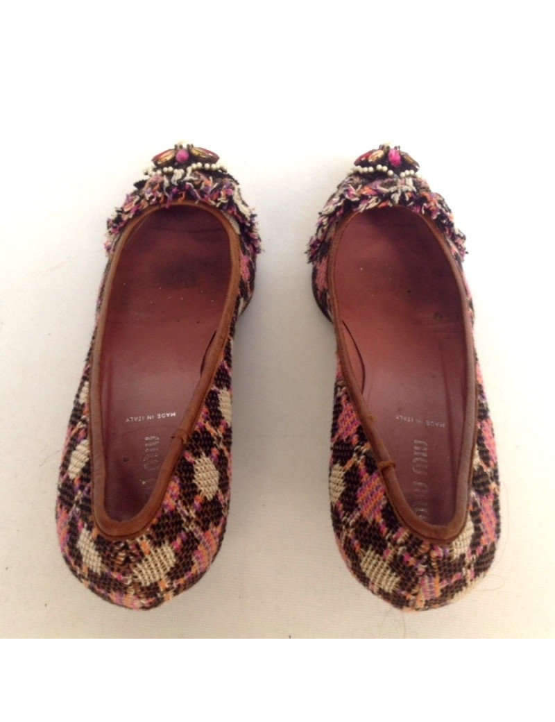 Ballerines MIU MIU T39.5 tissage