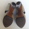 Sandales hautes MARNI T38 cuir verni gris