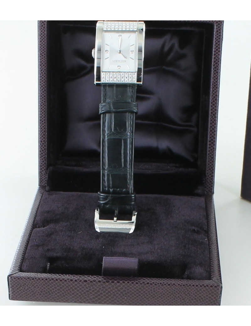 Montre "REFLET" BOUCHERON acier diamants