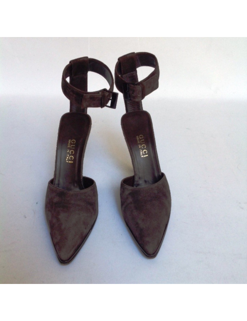 Escarpin GUCCI T39 daim marron