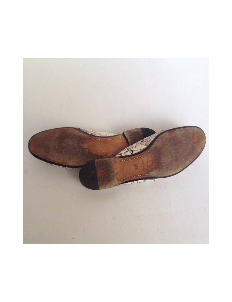 Sandales plates CHANEL T37.5 