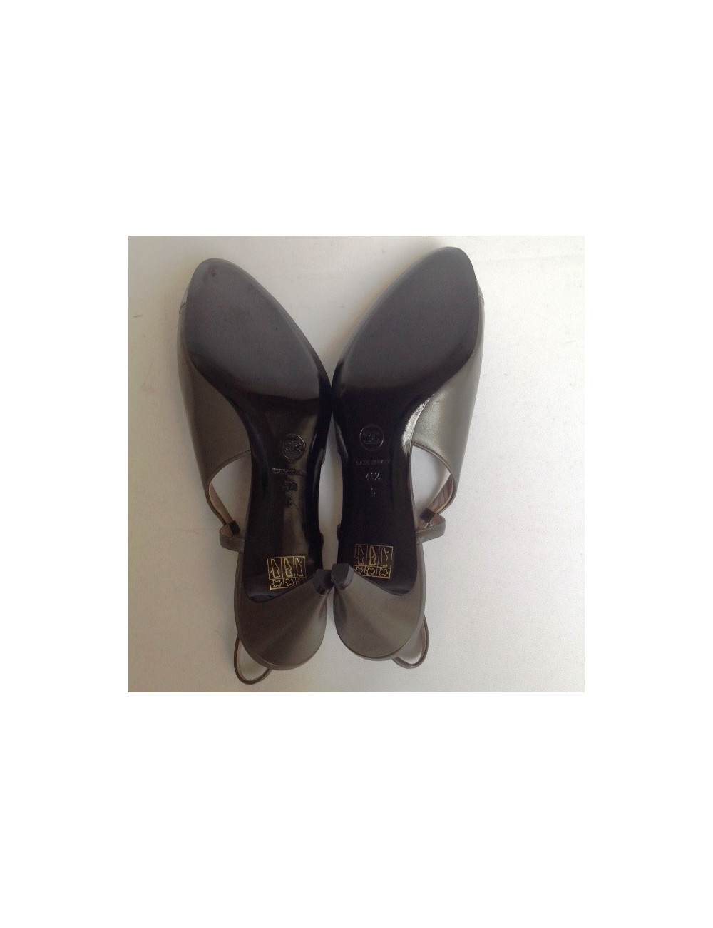 Sandales à talons CHANEL T 41.5 argentée