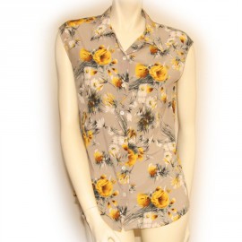 DOLCE & GABBANA T 42 floral blouse