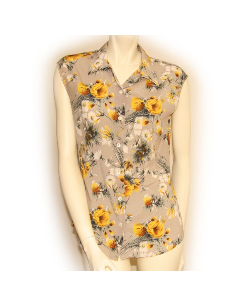 Chemisier  DOLCE & GABBANA T 42 motifs floraux