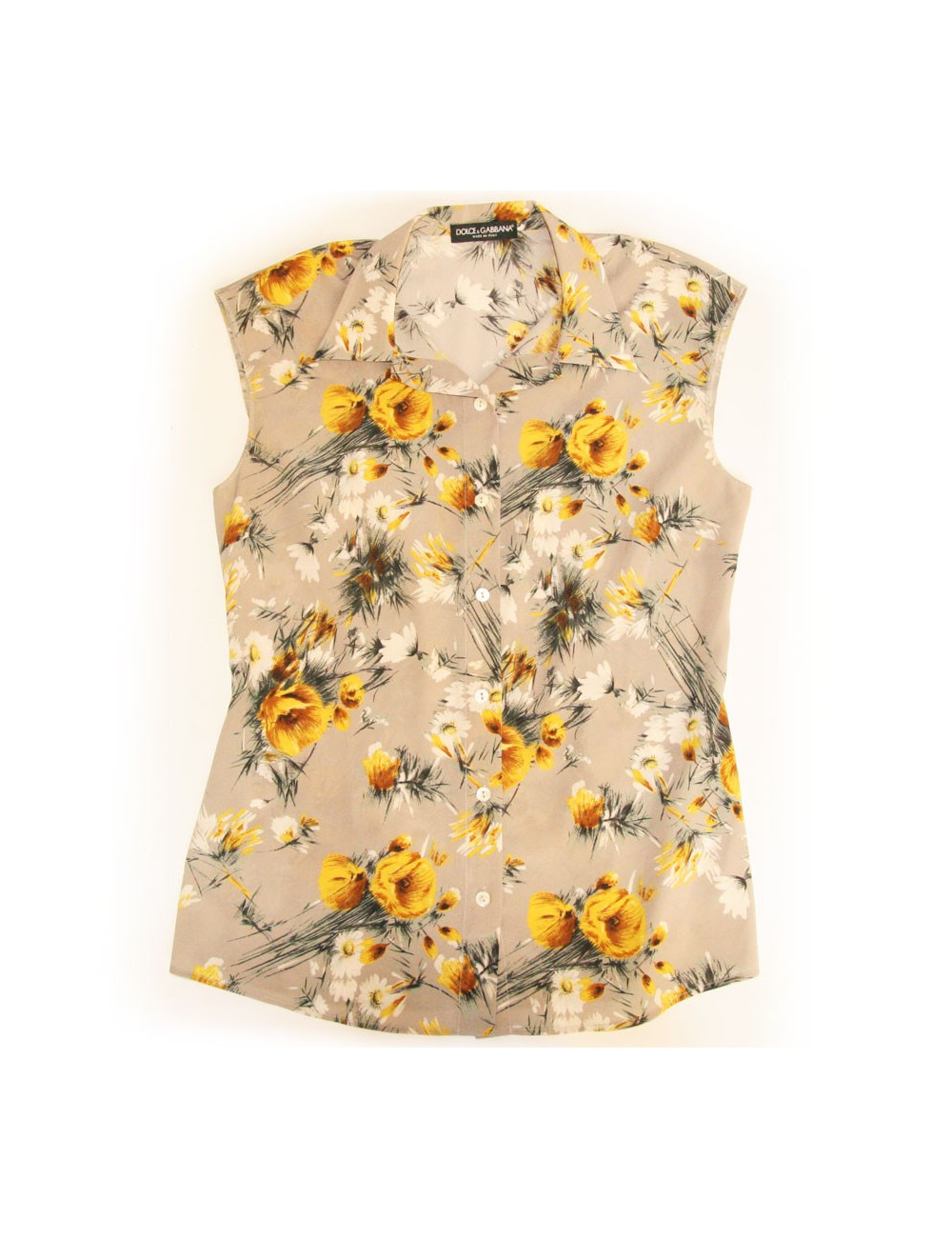 Chemisier  DOLCE & GABBANA T 42 motifs floraux