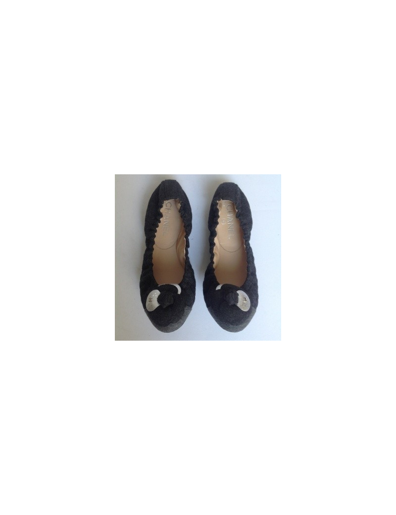 Ballerines CHANEL bicolore T37