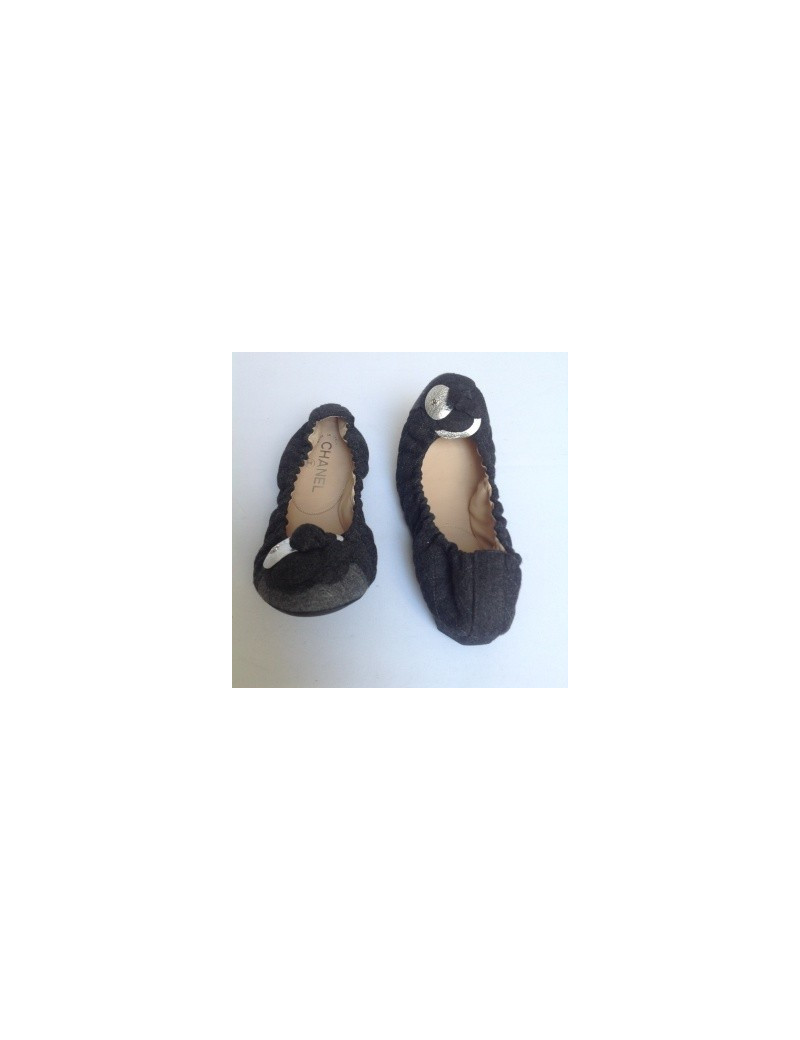 Ballerines CHANEL bicolore T37