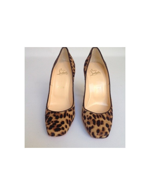 Escarpins léopard 'Pigale' CHRISTIAN LOUBOUTIN T38
