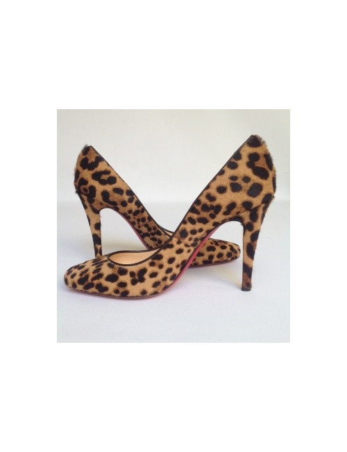 Escarpins léopard 'Pigale' CHRISTIAN LOUBOUTIN T38