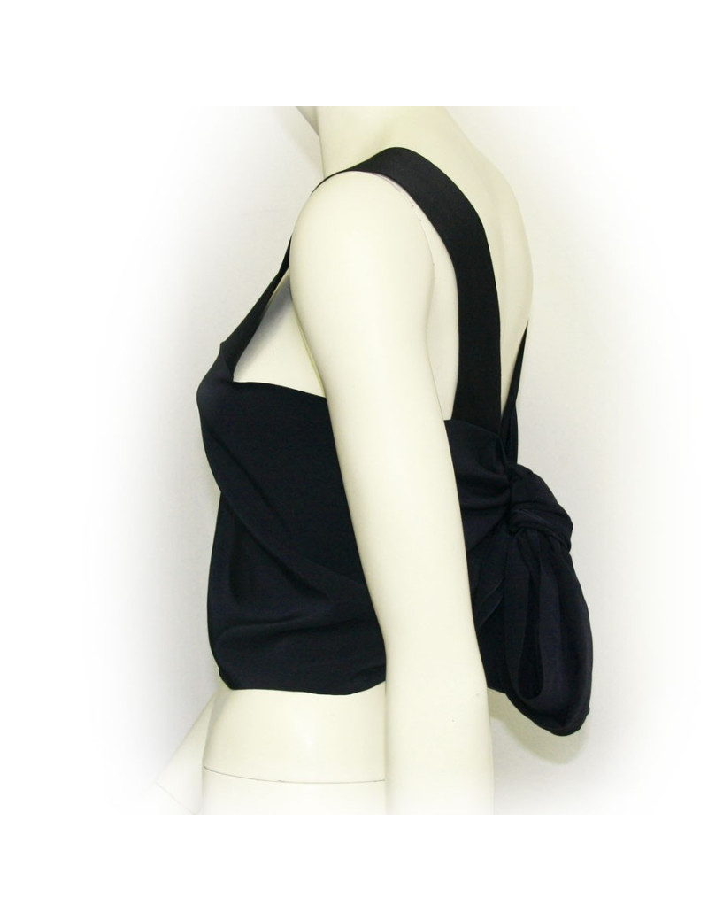 Haut CHANEL bleu marine