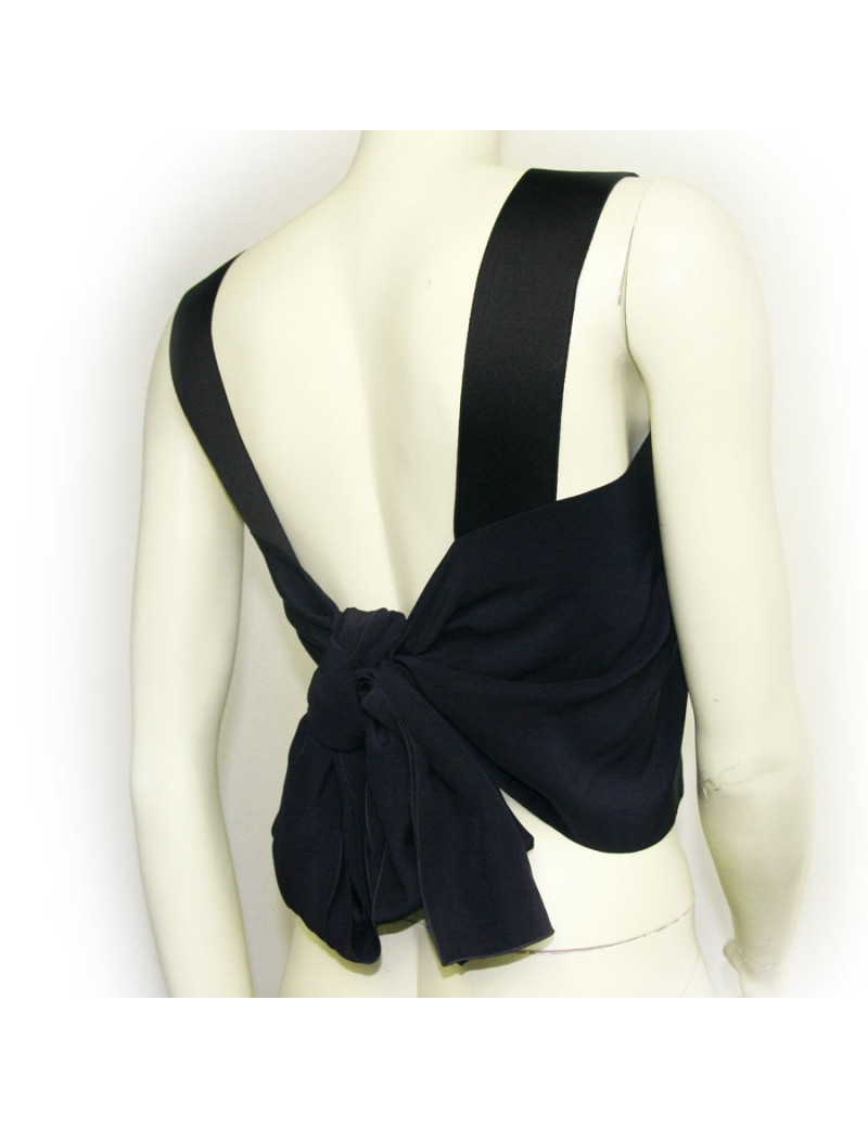 Haut CHANEL bleu marine