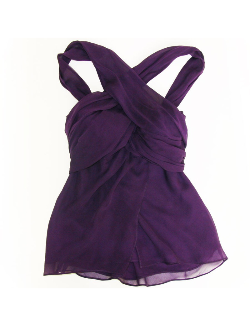 Haut DIANE VON FUSTENBERG soie violet