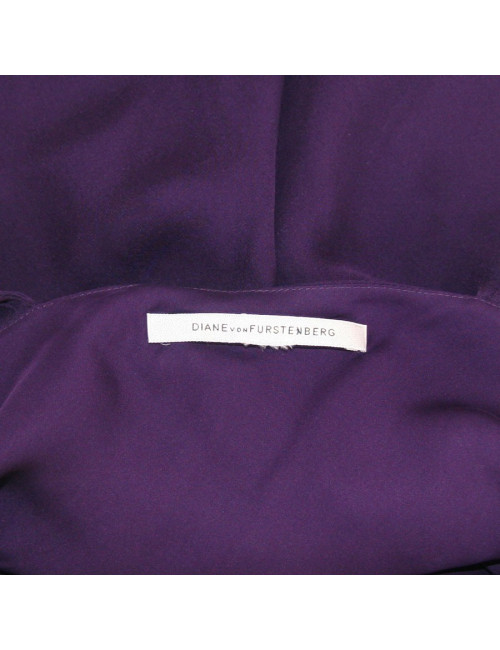 Haut DIANE VON FUSTENBERG soie violet