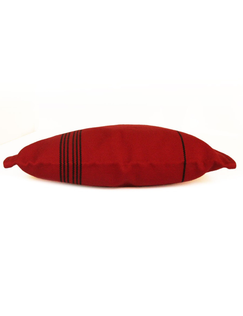 Cabas toile rouge HERMES