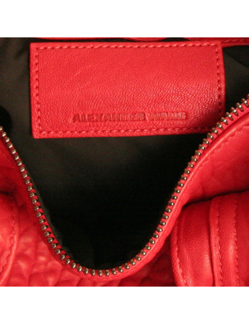 Sac ALEXANDER WANG taurillon rouge