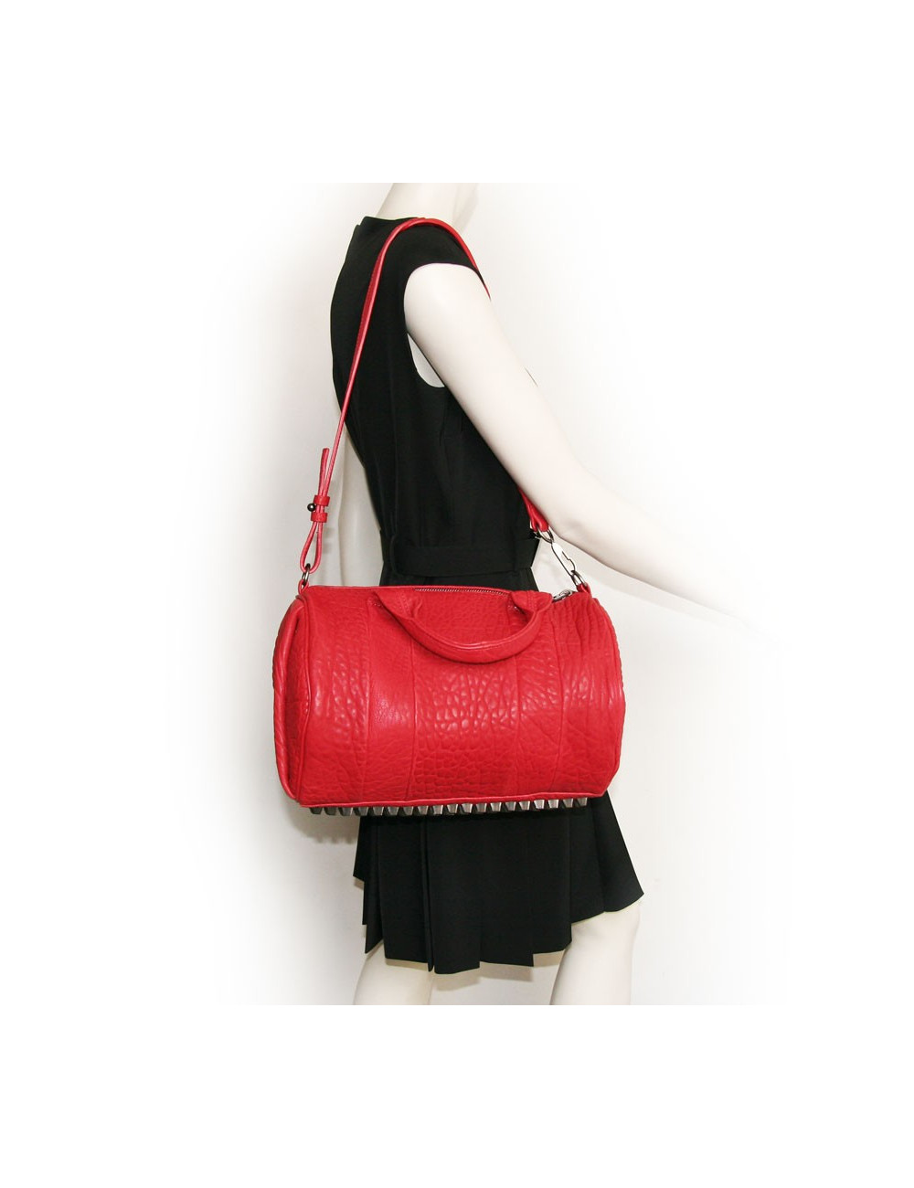 Sac ALEXANDER WANG taurillon rouge