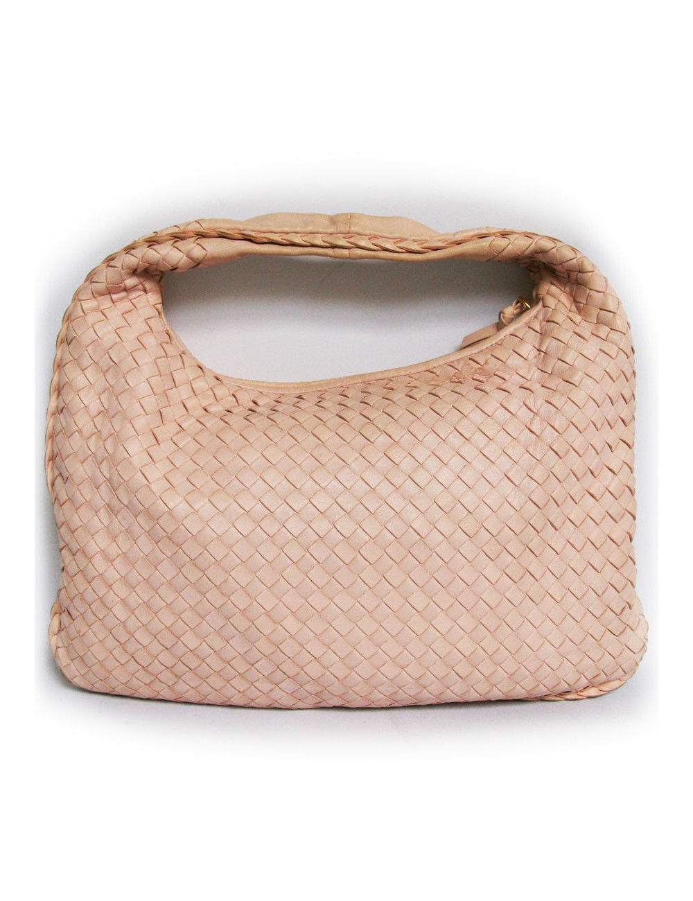 sac BOTTEGA VENETA tressé rose