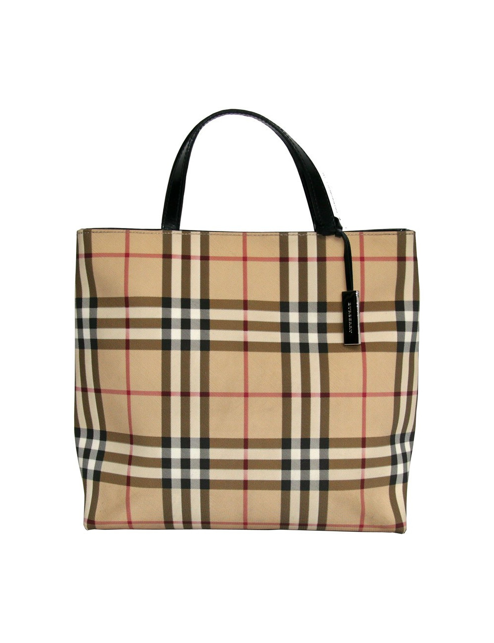 Sac tartan toile enduite BURBERRY