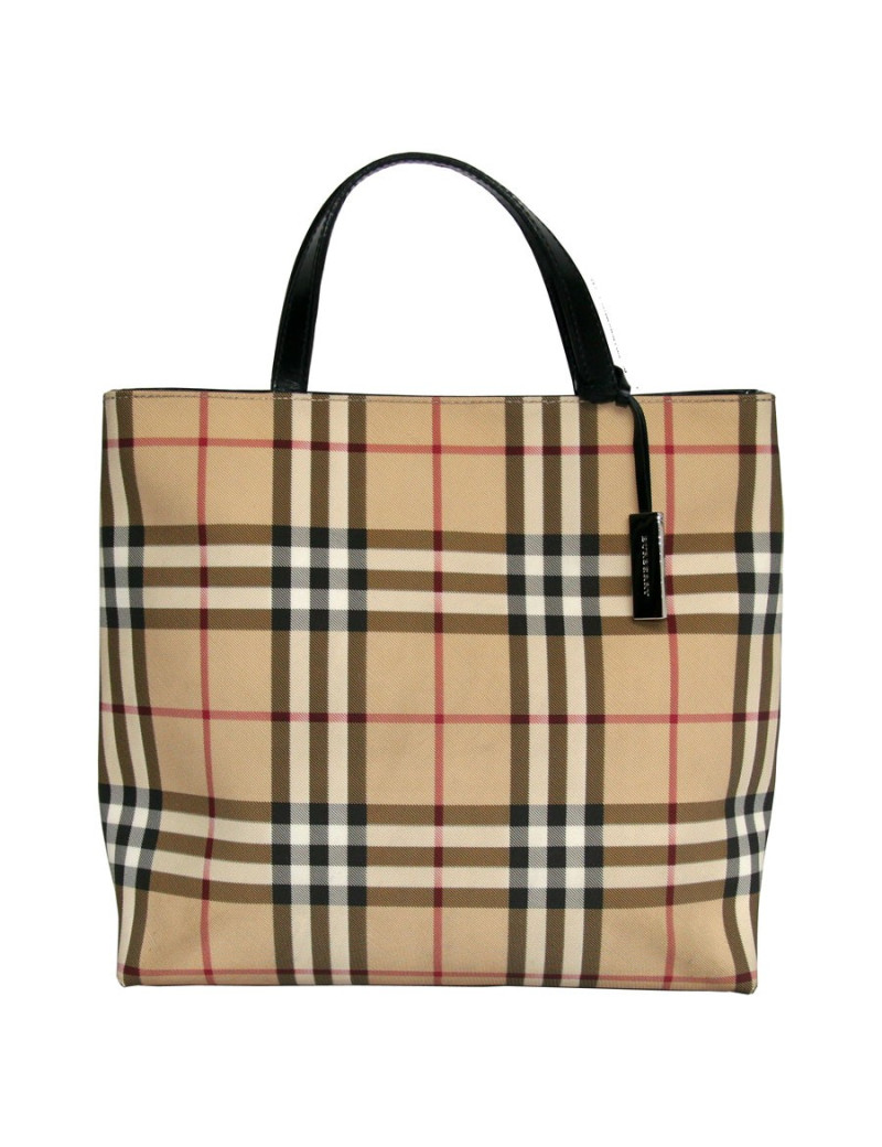 Sac tartan toile enduite BURBERRY