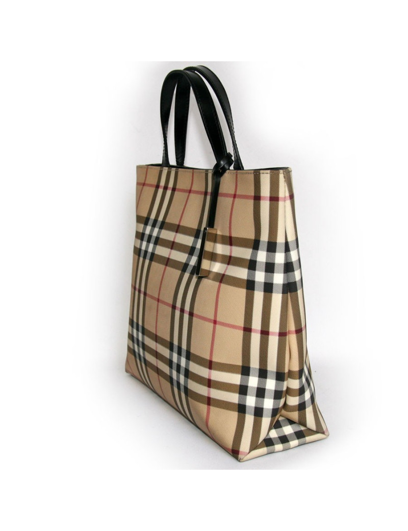 Sac tartan toile enduite BURBERRY