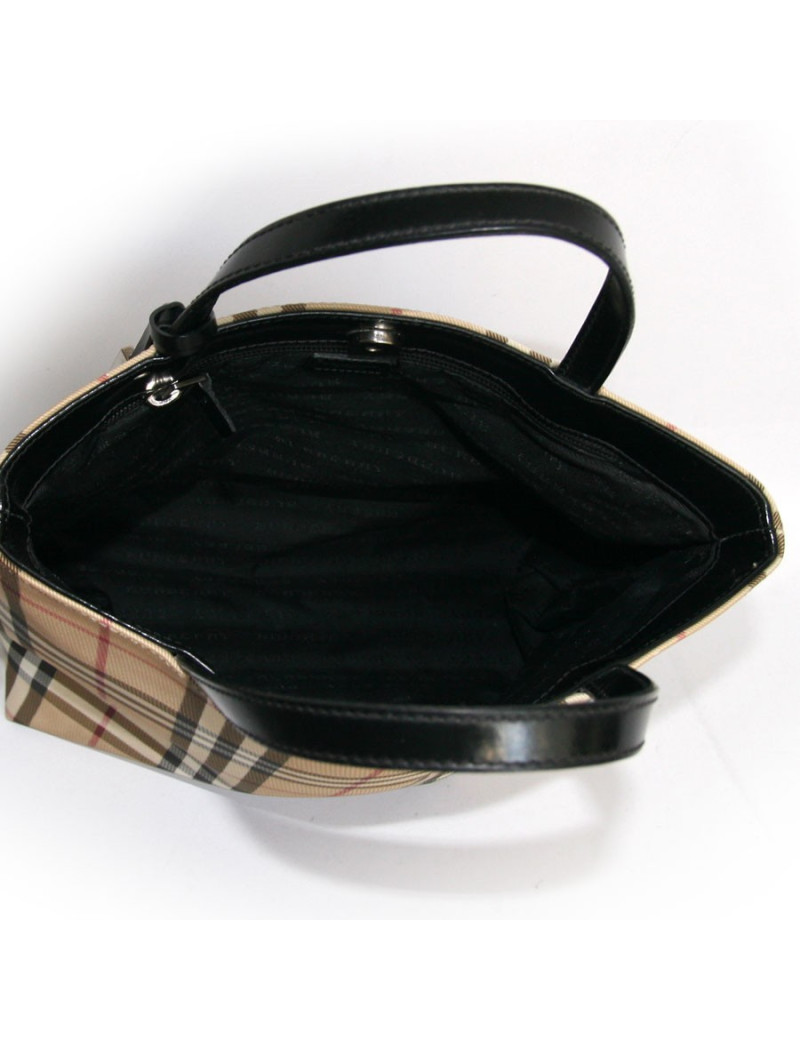 Sac tartan toile enduite BURBERRY