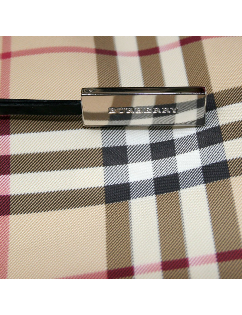 Sac tartan toile enduite BURBERRY