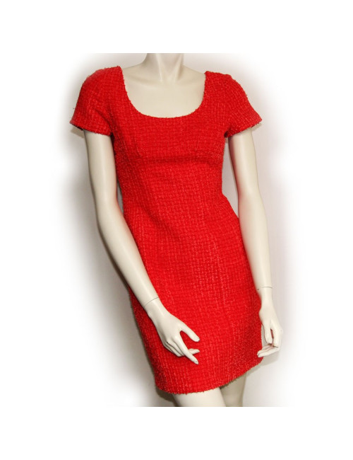 Robe orange Chanel T36