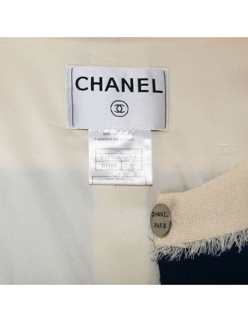 Veste Chanel col CC