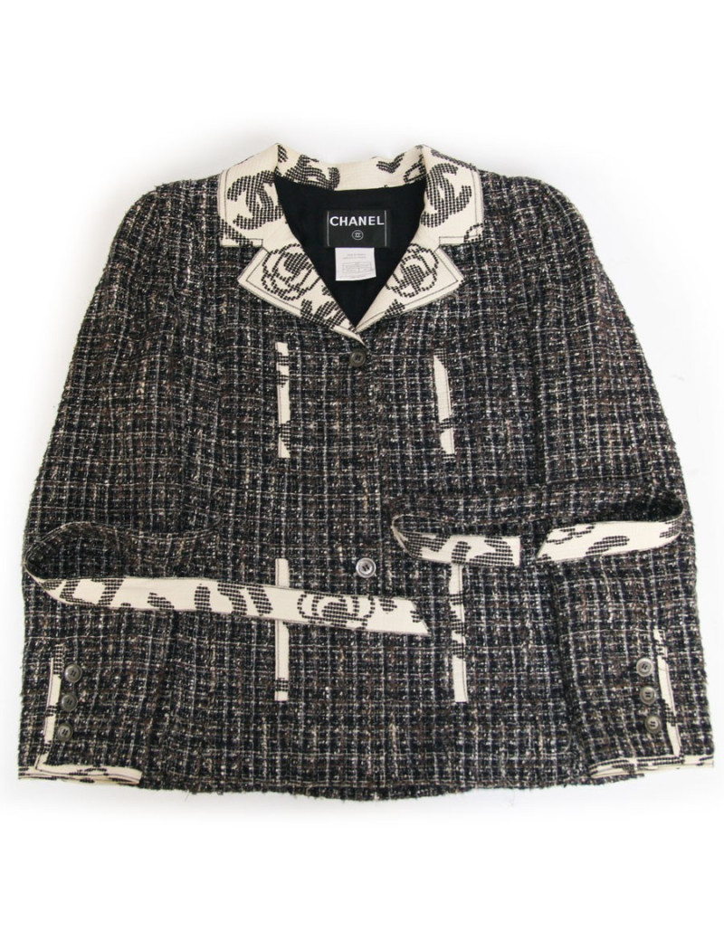 Veste Chanel T40 col CC