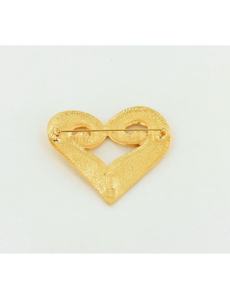 broche YVES SAINT LAURENT vintage or