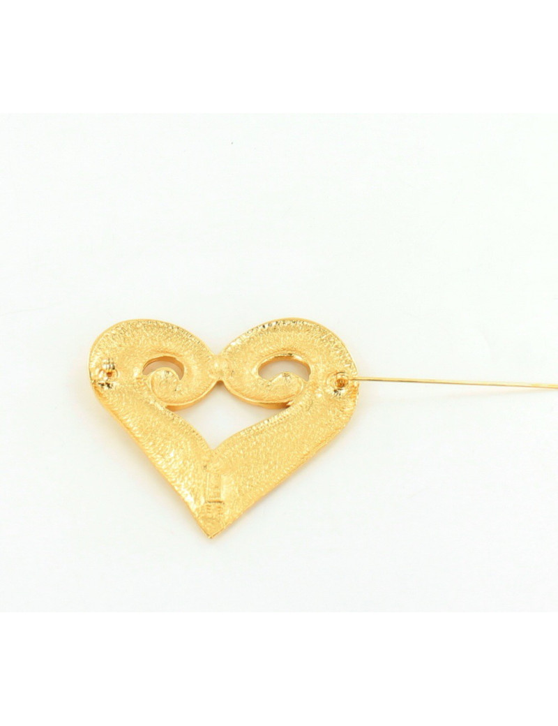broche YVES SAINT LAURENT vintage or