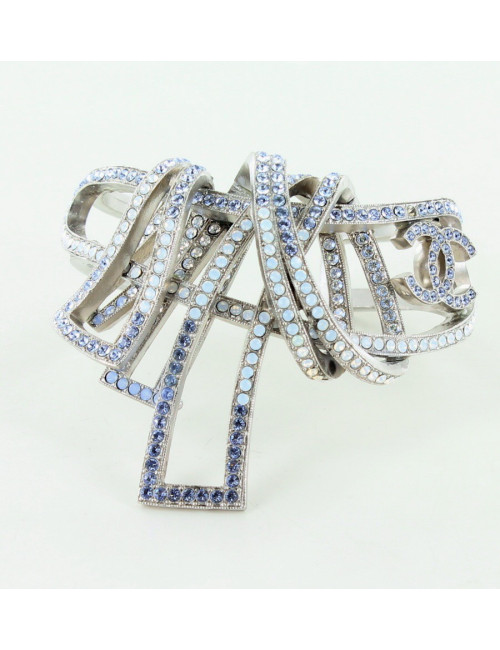 bracelet CHANEL brillants bleus