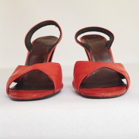 Sandales à talons Dior T37 corail