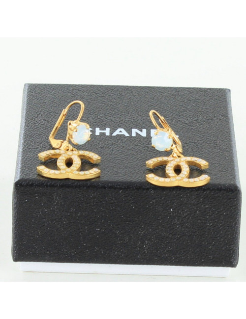 clous d'oreille CHANEL double C