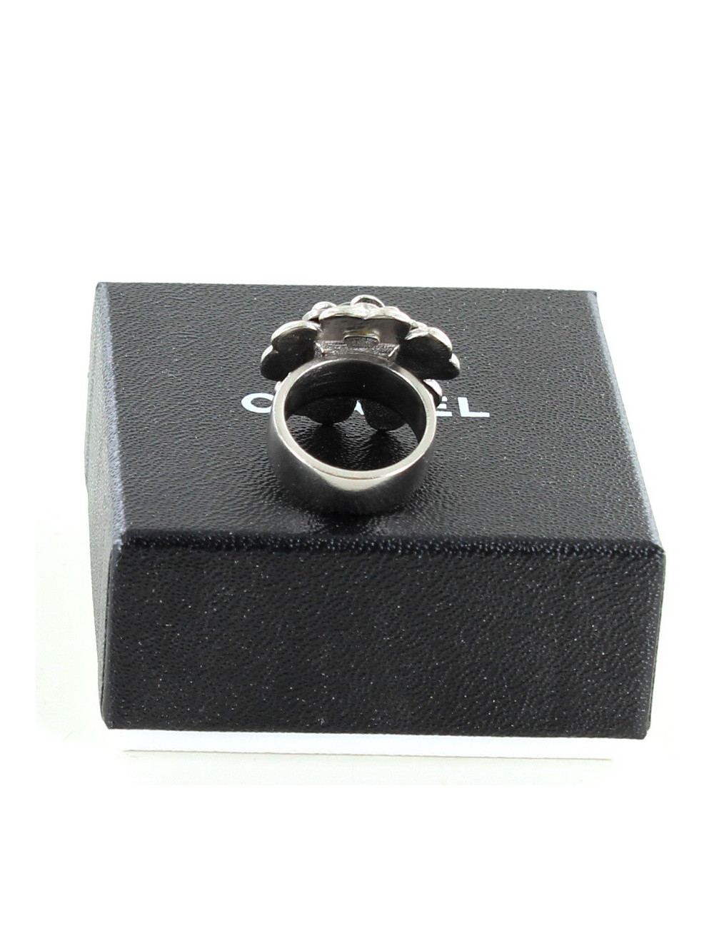 bague CHANEL  t 54 camélia noire 