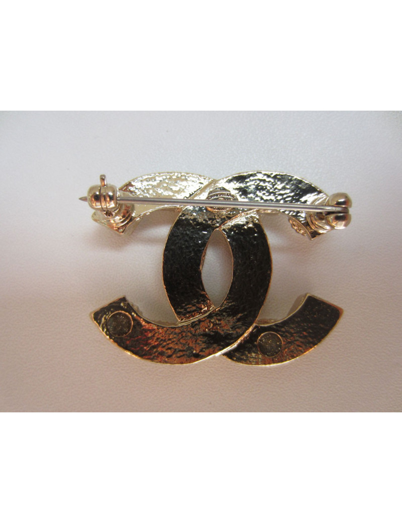 Broche beige CHANEL