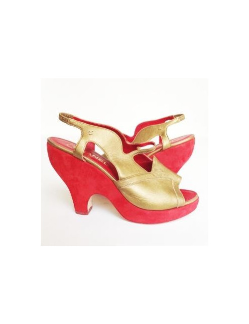 Escarpins CHANEL bicolore T 38