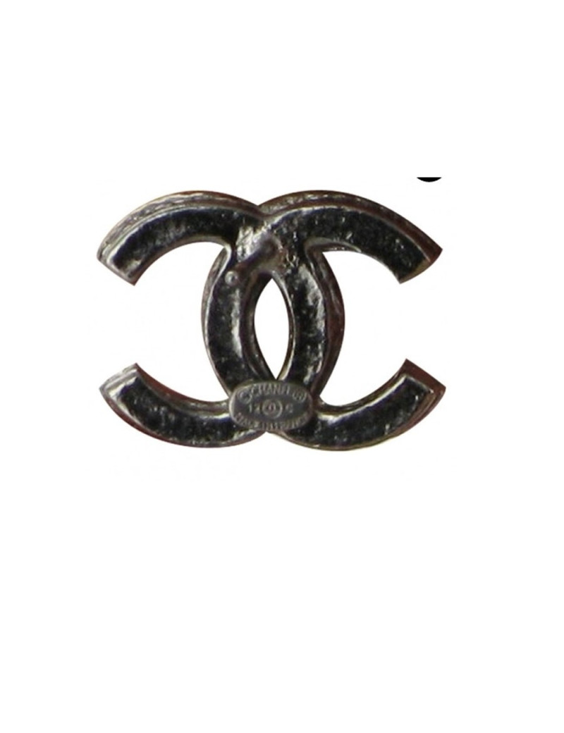 Clous d'oreilles ruthÃ©nium  CHANEL