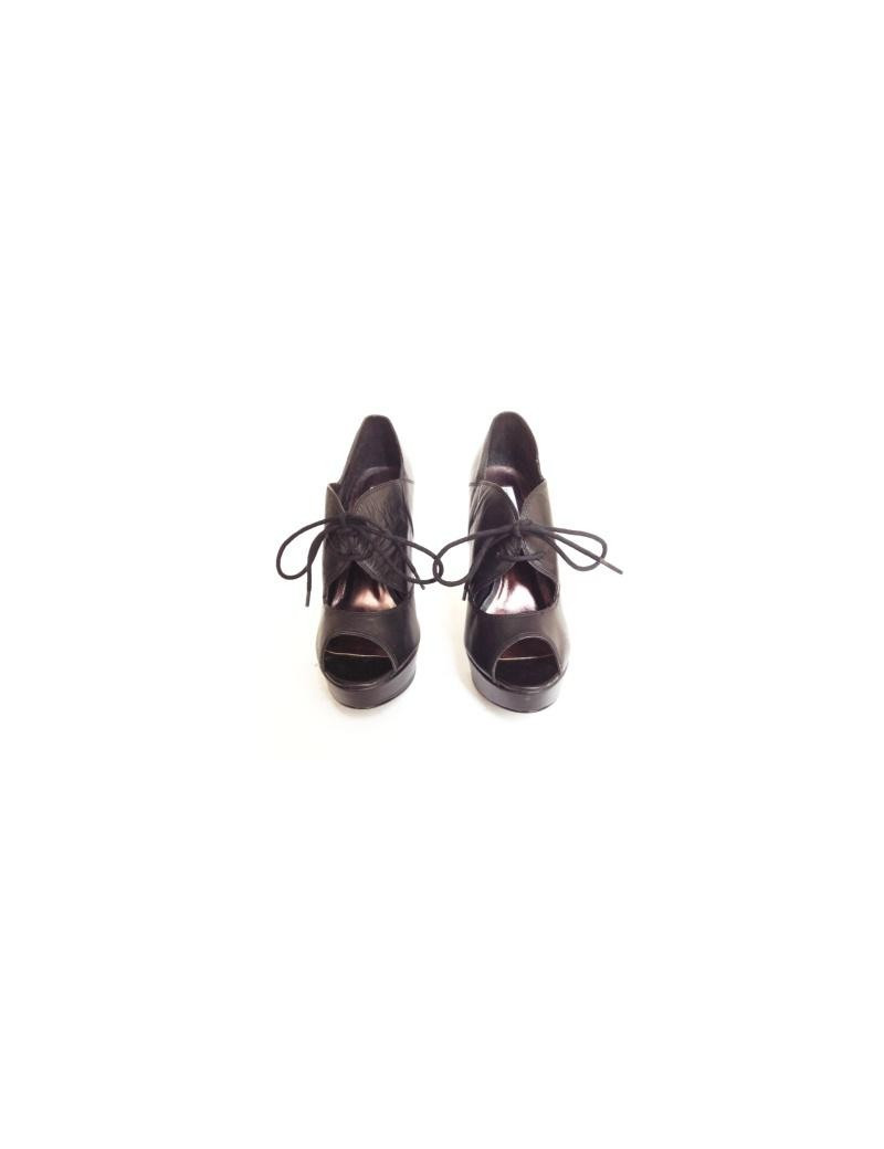 Escarpins STEVE MADEN T 39.5 en cuir noir