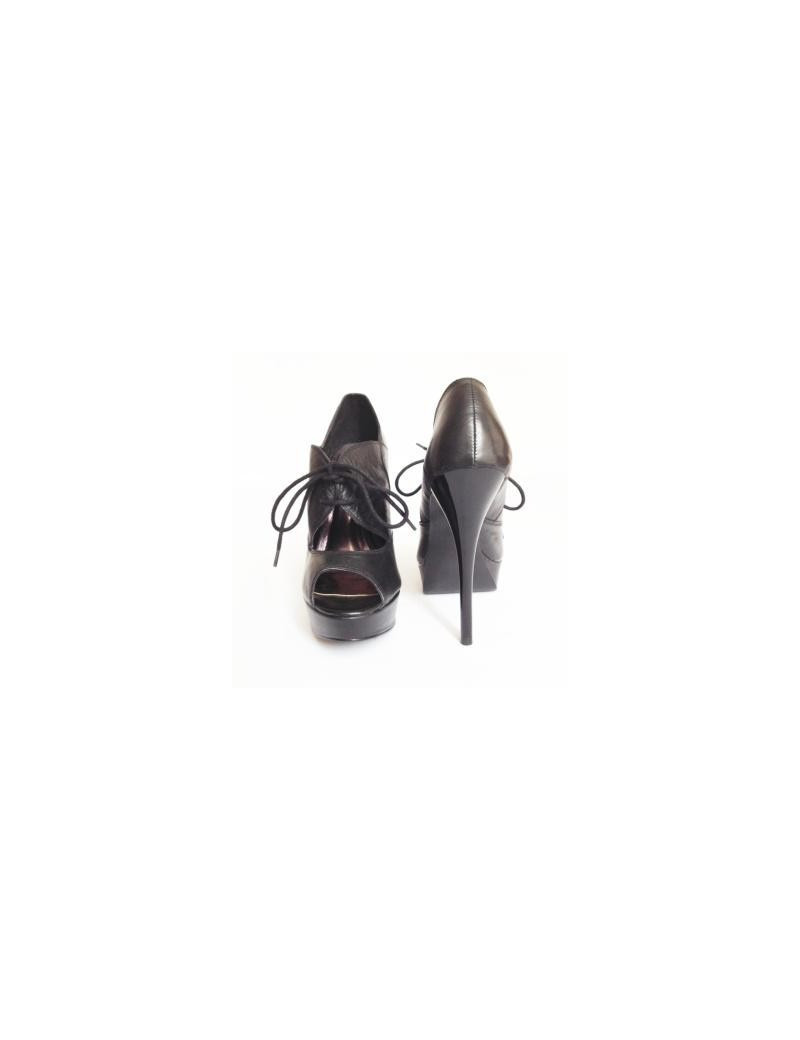Escarpins STEVE MADEN T 39.5 en cuir noir