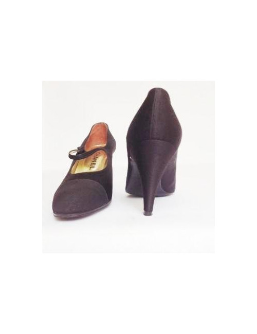 Escarpins CHANEL Couture noir