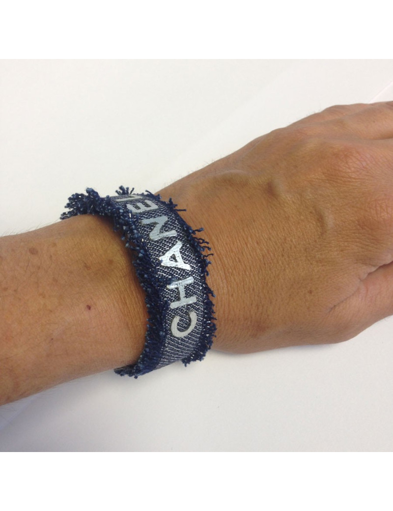 Bracelet tissu bleu CHANEL