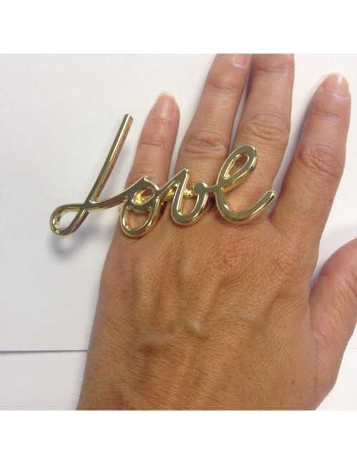 LANVIN Iconic Ring ' Love'  for two fingers