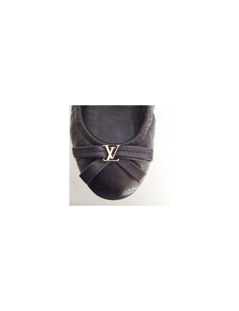 Ballerines en cuir noir LOUIS VUITTON T37