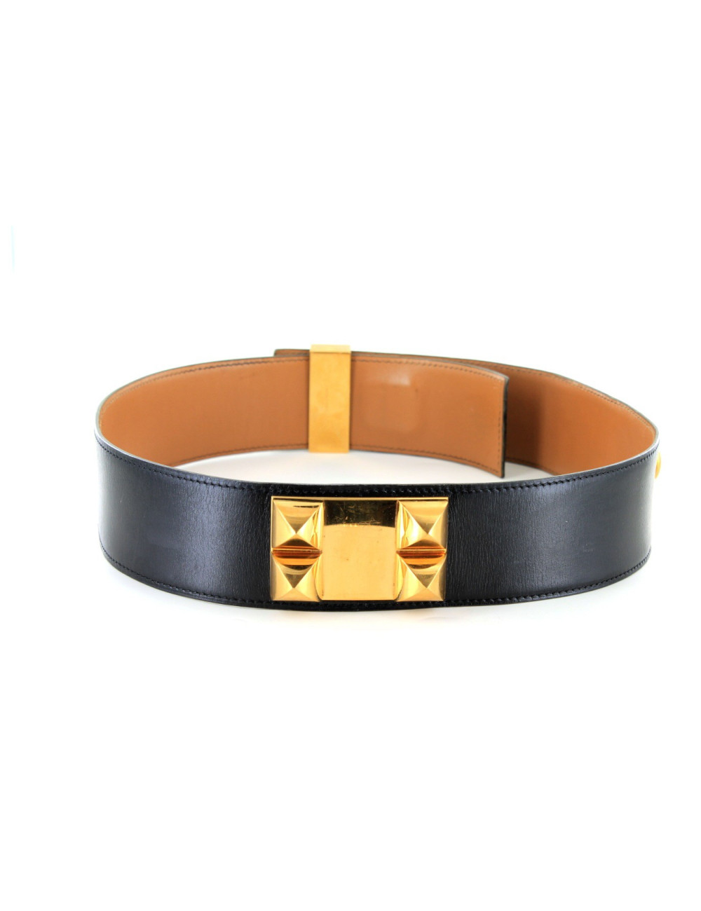 Ceinture médor HERMES noir