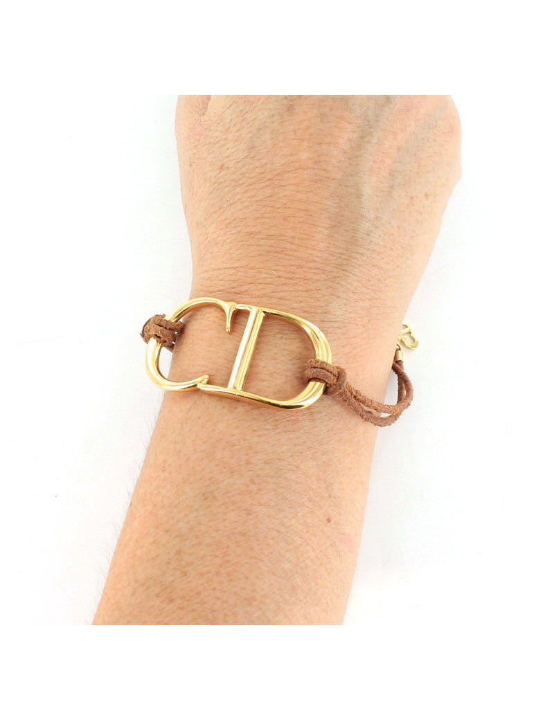 bracelet DIOR cordon cuir 
