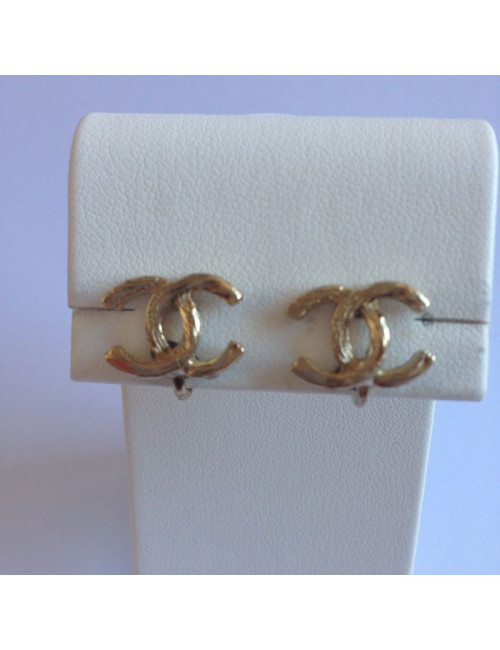 Clips CC dorés CHANEL