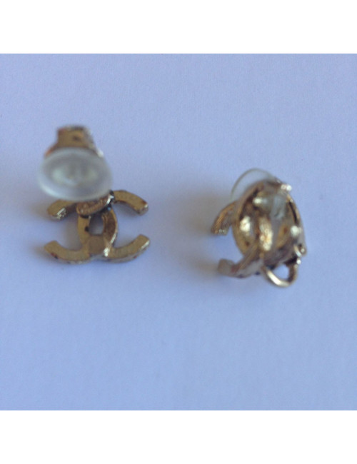 Clips CC dorés CHANEL