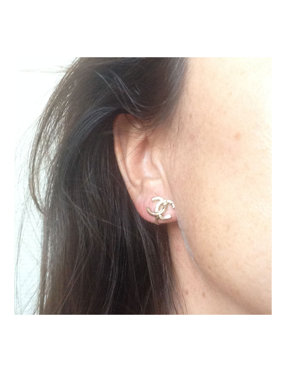 Clips CC dorés CHANEL